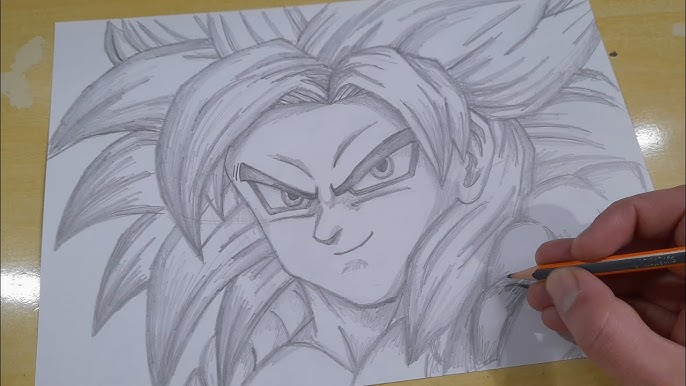 HOW TO DRAW / COMO DESENHAR GOKU XENO (PASSO A PASSO) Dragon Ball Heroes 