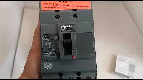 MCCB Schneider Type EZC100F 3P 100A