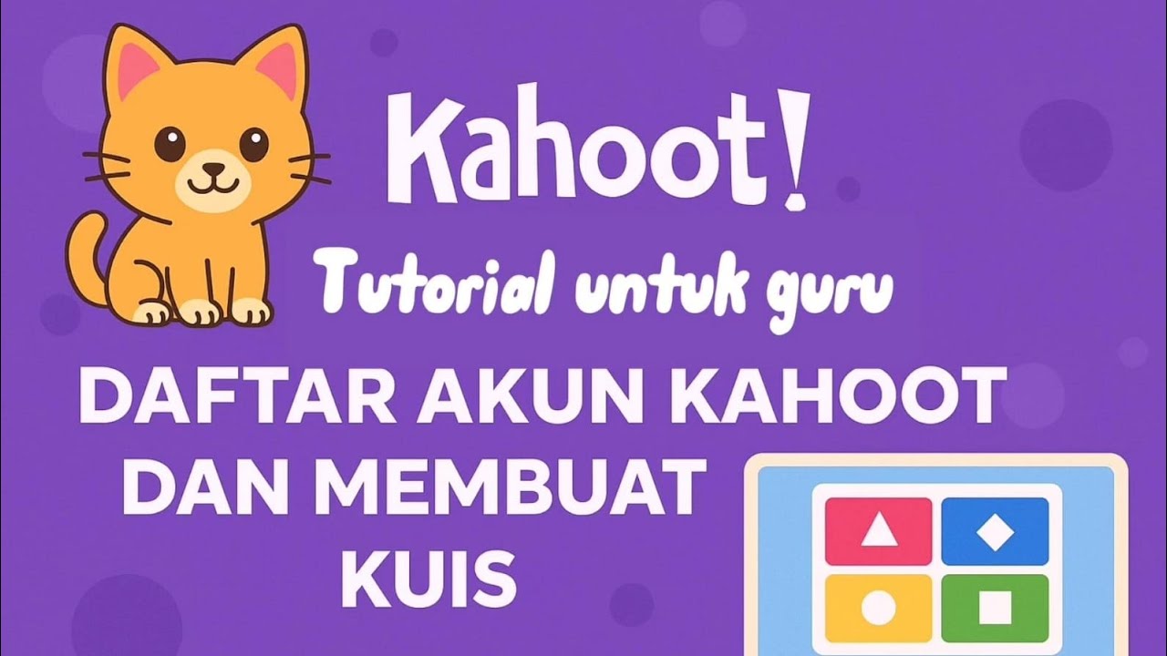 Cara mendaftar akun kahoot dan membuat kuis di kahoot, untuk pengguna ...