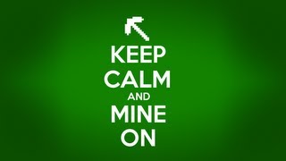 Speed Art #1 - Keep Calm and Mine ON