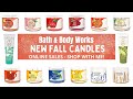 Bath & Body Works NEW FALL CANDLES Online + SAS Sales! SHOP WITH ME