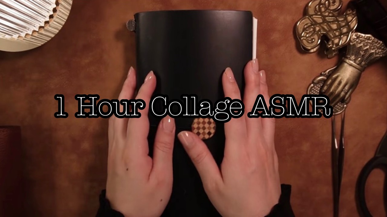 다꾸 ASMR | 빈티지 다이어리 꾸미기 1h 모음집 | Immersive Journaling & Collage