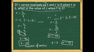 Q2M4 Inverse Variation .Solving for Unknown Variable