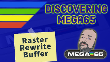 Discovering MEGA65 - The Raster Rewrite Buffer ... Spolier ... it
