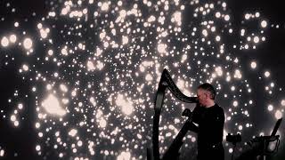 Ambient Harp Improvisation (with looper and flute) - Live Stream 22 Excerpt by Ralf Kleemann