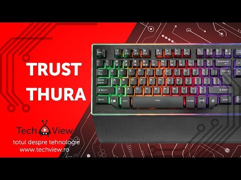Trust GXT 860 Thura Prezentare Tastatura Semi-Mecanica ?? Pentru Gaming!