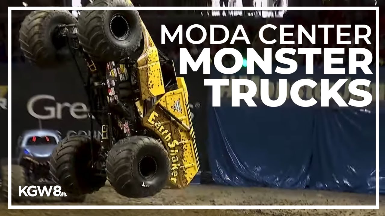 See how Moda Center transforms into a monster truck playground (photos) 