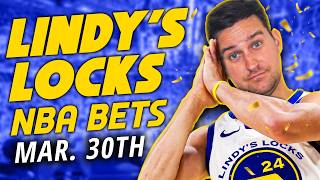 NBA Picks for EVERY Game Monday 3/30 | Best NBA Bets & Predictions | Lindy's Leans Likes & Locks screenshot 5