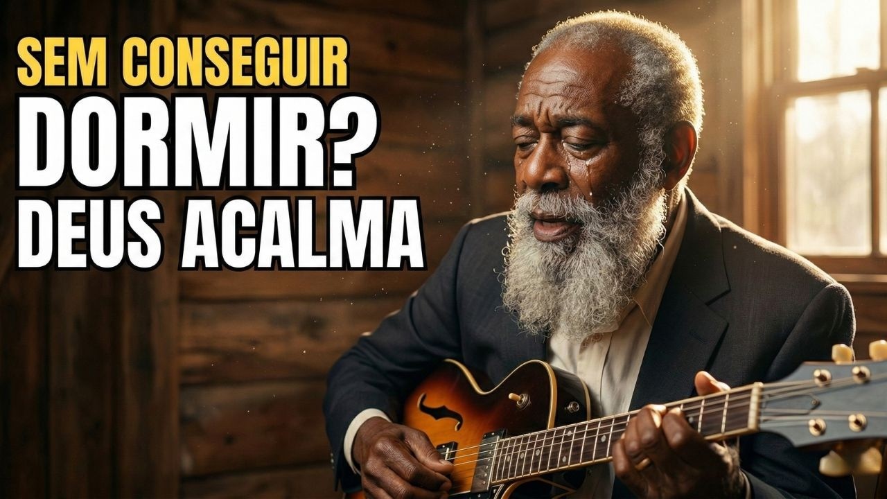 Quando a Mente Não Para à Noite, Deus Traz Descanso | Blues Gospel Noturno