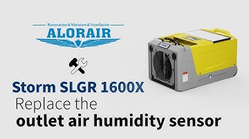 Replace the Air Outlet Humidity Sensor Bath | Commercial-Grade Dehumidifier -AlorAir