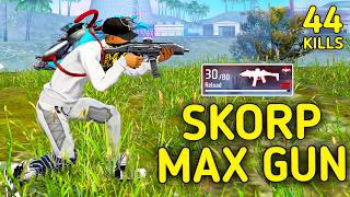 SOLO VS SQUAD|| NEW SKORP MAX POWER🔥!!! FIRST EVER GAMEPLAY WITH NEW SKORP 😱💀| 90% HEADSHOT INTEL I5 screenshot 5