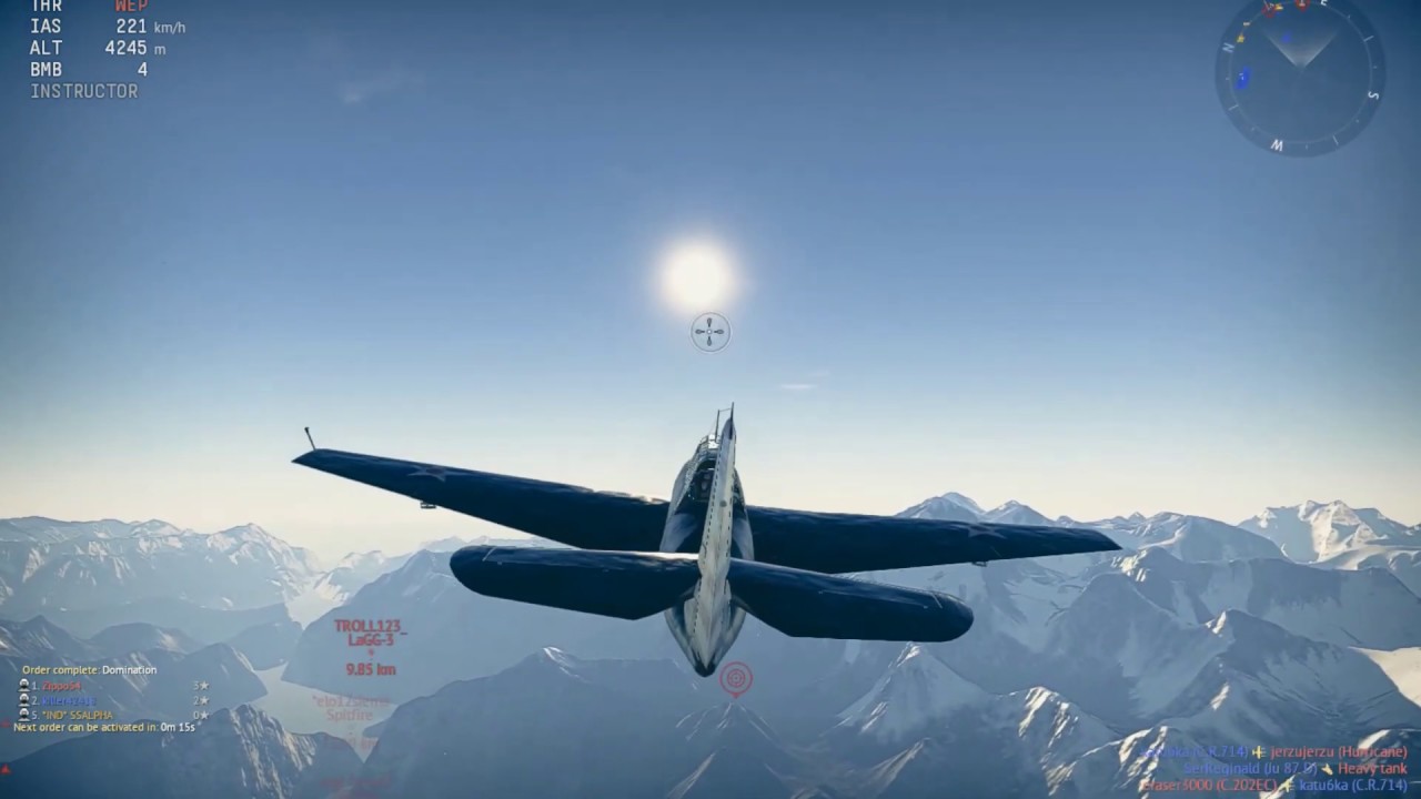 SSALPHA to chearle ....the air battle finished...we won the match.