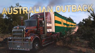 Australian Outback Trucking - 1:2 Scale Map - Quad Road Train - American Truck Simulator screenshot 5