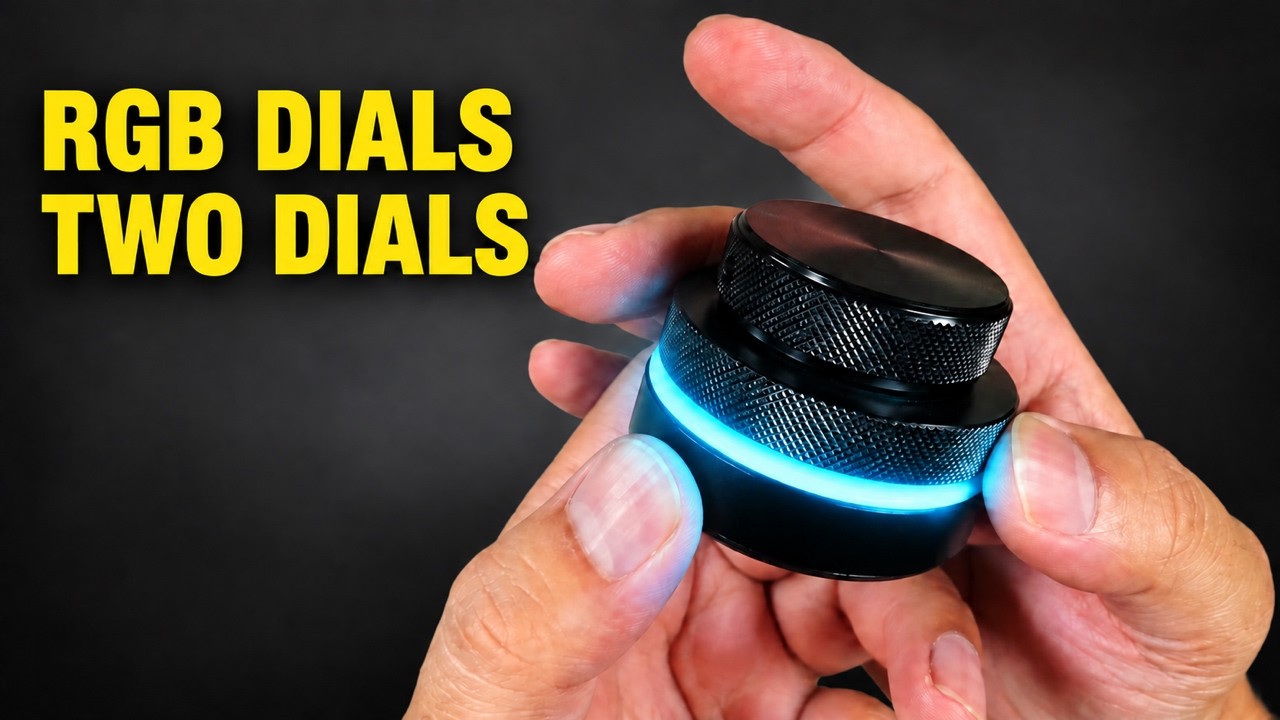 Dual Knob RGB Controller Hands-On — Great on Android, Broken on Mac?