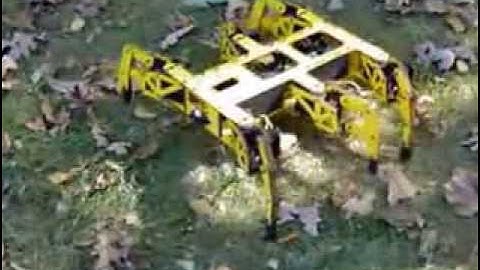 Hexapod spider robot six 3DOF legs with 18 servos based on arduino board