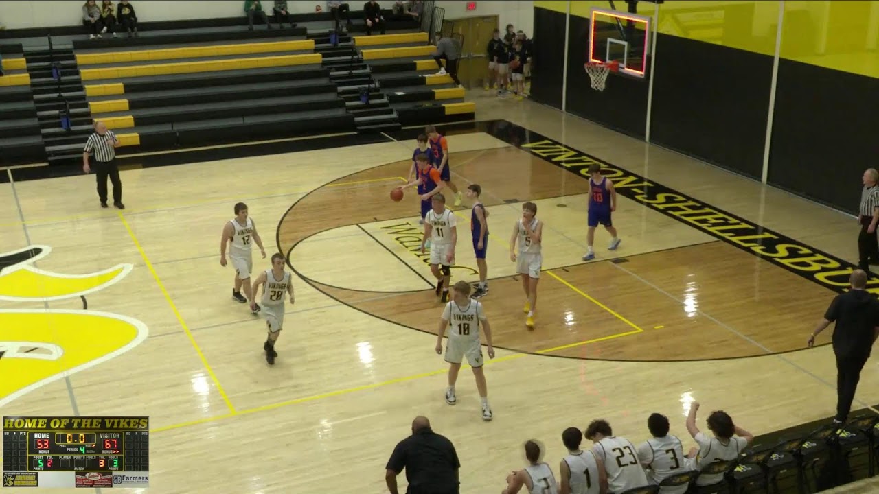 Vinton-Shellsburg High School vs Jesup Freshmen Boys Basketball Mens ...