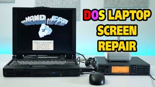 Repairing my Pentium DOS Retro Gaming Laptop screen - Micron XKE