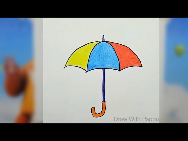 How to draw umbrella / 4ttibn7fe.png / LetsDrawIt