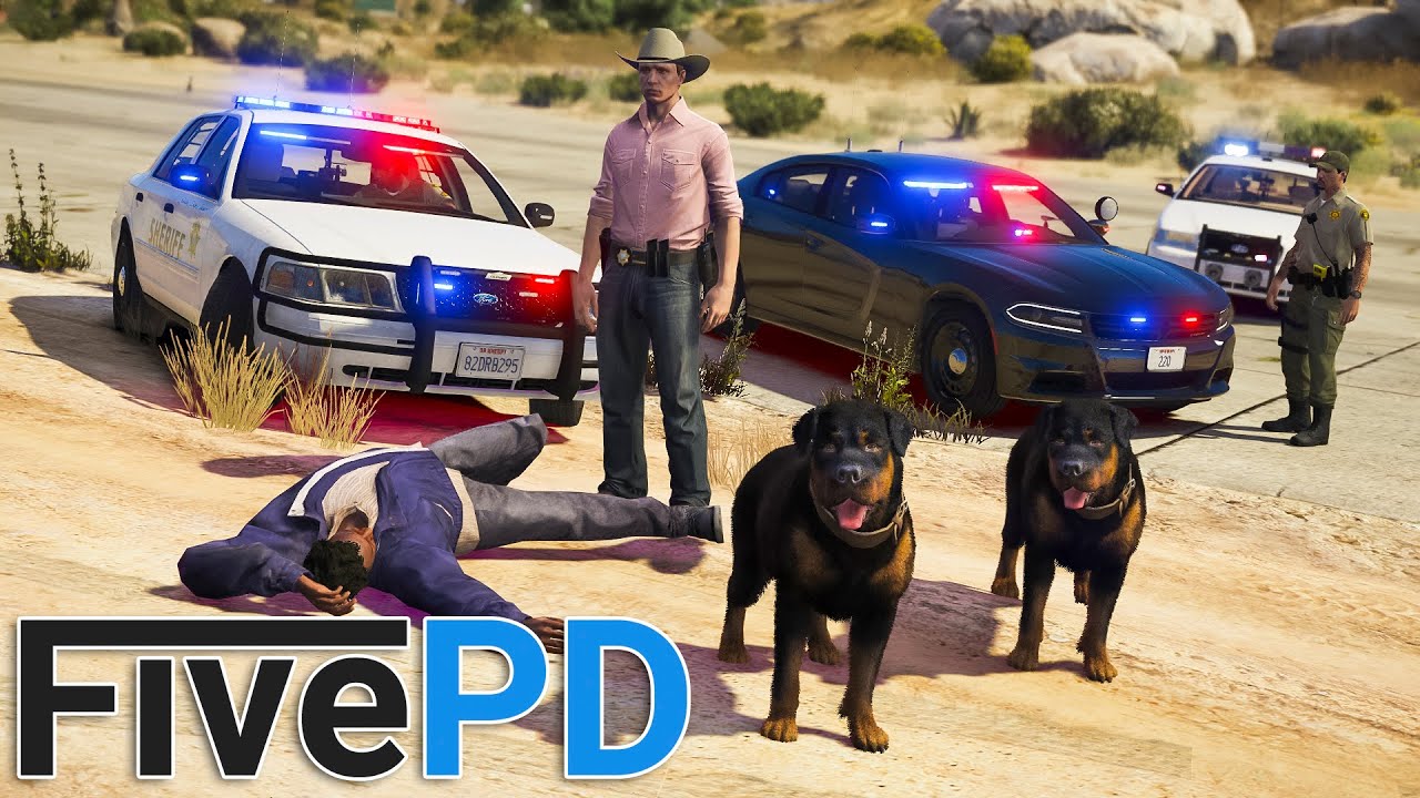 GTA 5 FivePD Patrol Dog Pack Attack YouTube