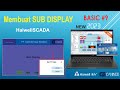 Cara membuat sub display pada haiwell scada software