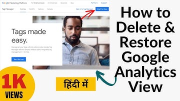 How to Delete & Restore Google Analytics View | Deleting & Restoring Views in Universal Analytics