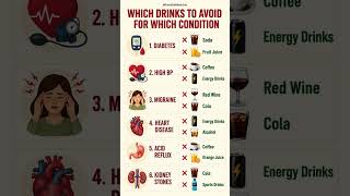 Which Drinks to Avoid for Which Condition | Critical Health Guide