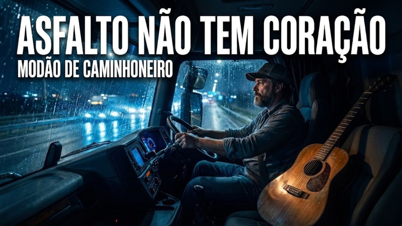 Asfalto Não Tem Coração | Modão de Caminhoneiro para Noites na Estrada
