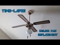 Time-Lapse: Replacing a Ceiling Fan