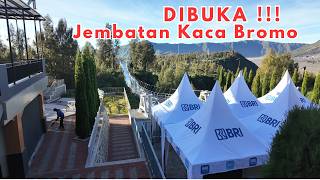 OPENED!! Bromo Glass Bridge, There’s Even a Dewa 19 Cafe...