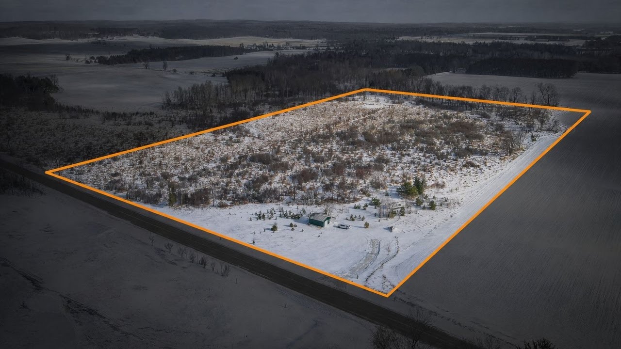 25,3 акра земли и сарай | 125 000 долларов | 5143 S 8 Mile Rd, Фалмут, Мичиган - Класс трофеев Ce...