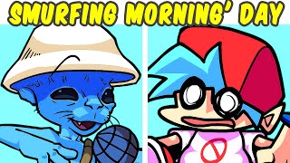 Friday Night Funkin' VS Smurf Cat - Smurfing Morning' Day (FNF MOD) (The Smurfs)