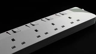 4 Gang UK Extension Lead Socket For Middle East|More than 35 Year Socket Factory|Foshan Guanglong