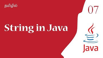 String in Java | Tutorial in Tamil | Tamil Programmer