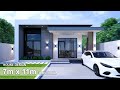 Simple House Design | House design |  7m x 11m with 3Bedroom