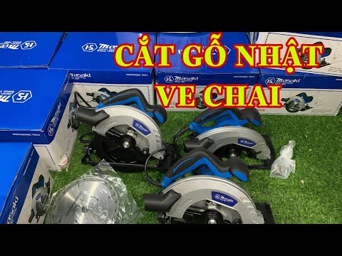 Video XẢ VE CHAI Máy cắt gỗ MASAKI NHẬT giá rẻ nhất thì... - youtube