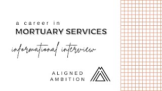 A Career in Mortuary Services
