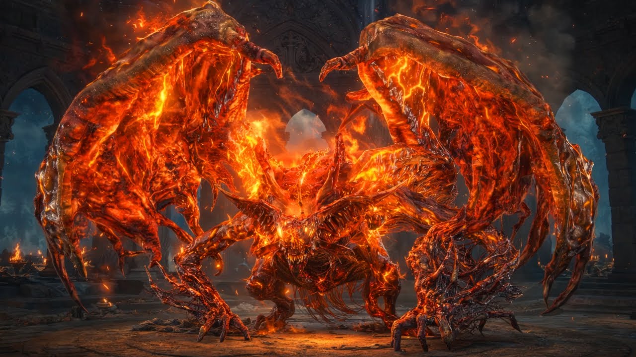 Lore-Accurate Black Knight vs Demon Prince… NG+7 NO HIT