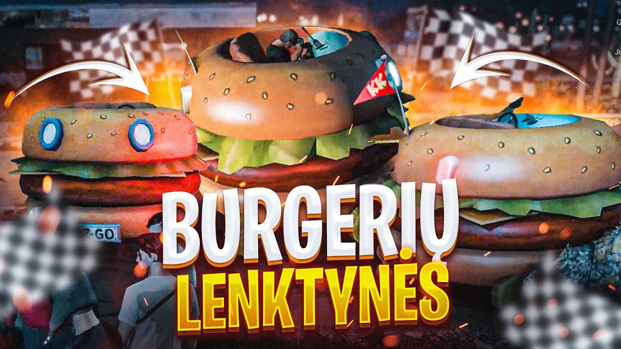 BURGERIŲ LENKTYNĖS? GTA5 LIETUVIŠKAI I GTAKaimeliai.LT