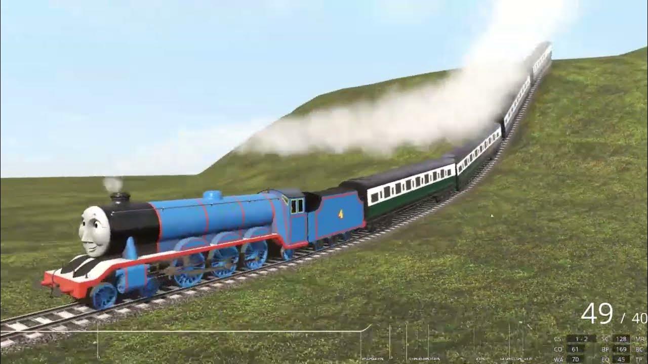 GORDON HILL RIDE CRASHING TRAINZ FAILED TRAINZ TRACKS! TRAINZ