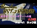 Bacchus BST-2 RSM/M　めざせ！メインギターへの道大作戦　Part1　ネック編