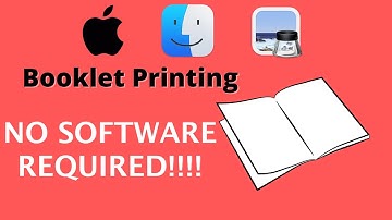 Print Booklet on Mac without third party software