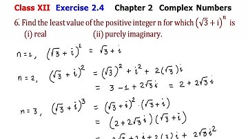 12th Maths  Exercise 2.4 Q.No.6  Complex Numbers  TN Syllabus