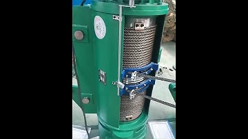 Wire rope electric hoist rope guide