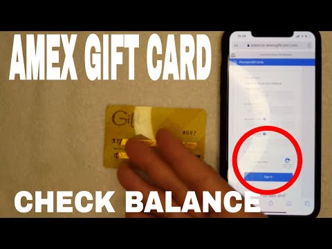 ✅  How To Check American Express Amex Gift Card Balance 🔴