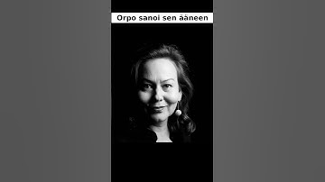 Orpo sanoi sen ääneen