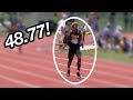 13-Year-Old Drops 48 Second 400m!