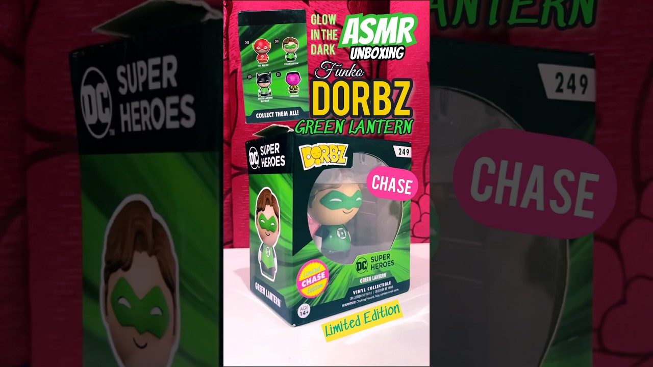 Funko DORBZ Green Lantern 🟢⚫️ ✨CHASE Limited Edition✨ Unboxing😱 Glows in the Dark🌟 