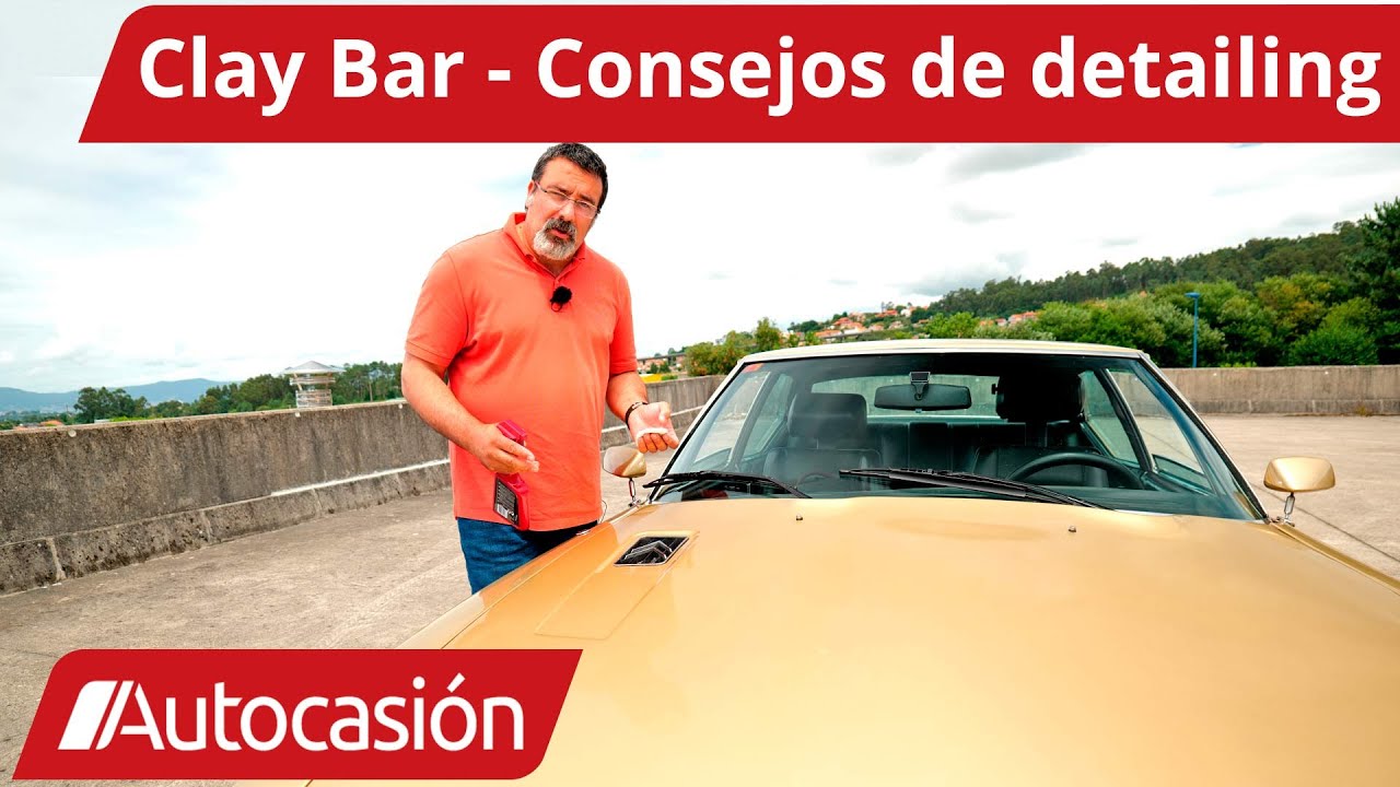 Descontaminar el coche con clay bar