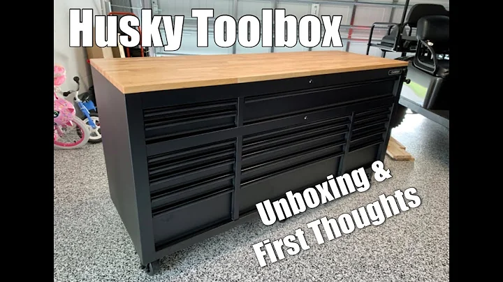 Husky 72" Heavy Duty Mobile Workbench with Adjustable Top Unboxing and First Thoughts