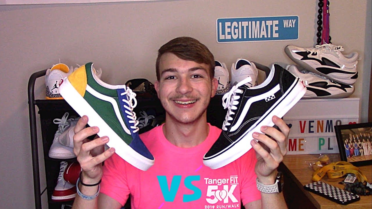 What'S The Difference Between The Skate And Original Old Skool Vans? -  Youtube